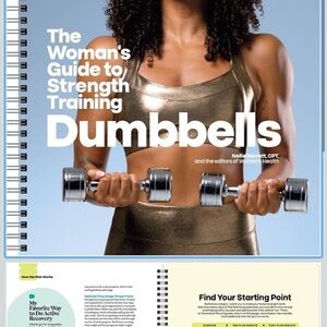 The Woman's Guide to Strength Training Dumbbells Book